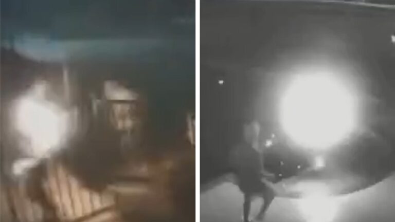 Woman Holding Young Son Set on Fire by Drunk Partner, Dives Into Pool, on Video