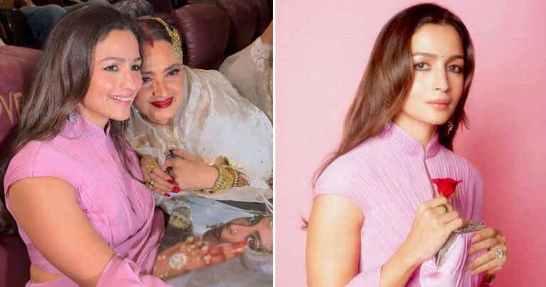 Alia Bhatt Shares Heartfelt Clicks With Rekha From Umrao Jaan’s Re-release Premiere