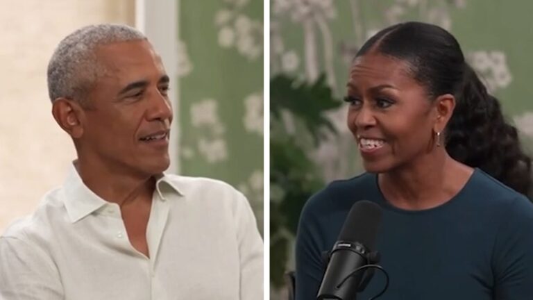 Barack & Michelle Obama Laugh Off Divorce Rumor Mill