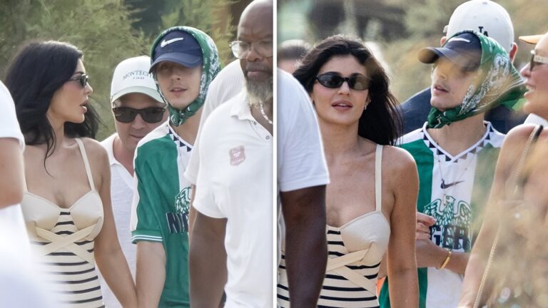 Kylie Jenner & Timothée Chalamet Hold Hands in French Beach Town