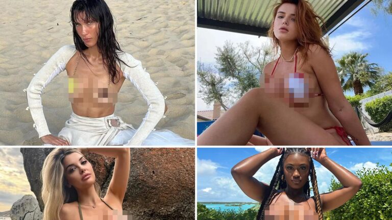 Big Stars in Teeny Tiny Swimwear