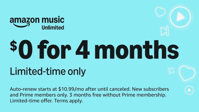 Four Months Free for Prime Day