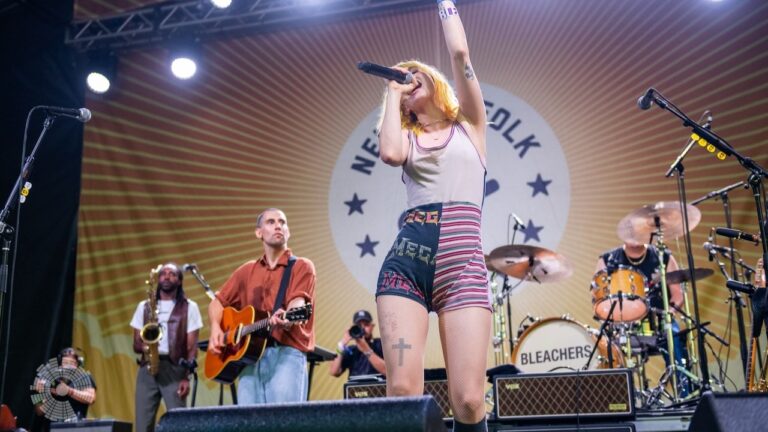 Jack Antonoff Brings Out Hayley Williams at Newport Folk Fest