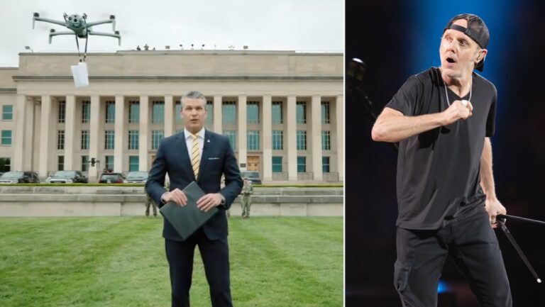 Metallica Force Pentagon to Pull Video Over Unauthorized Use of “Enter Sandman”