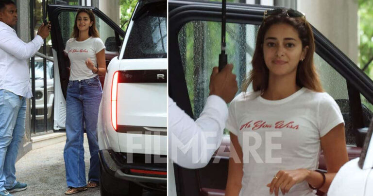 PHOTOS: Ananya Panday Visits Maddock’s Office, Is a Film on The Cards?