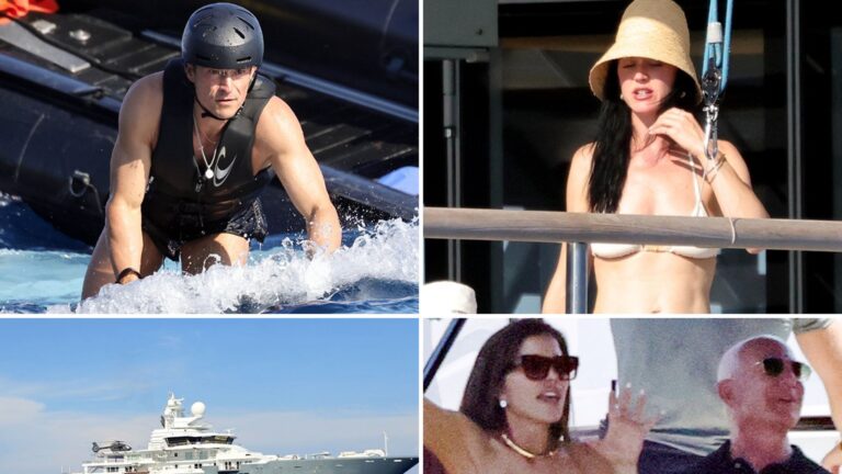 Katy Perry, Orlando Bloom Continue Partying on Yacht With Bezos Newlyweds
