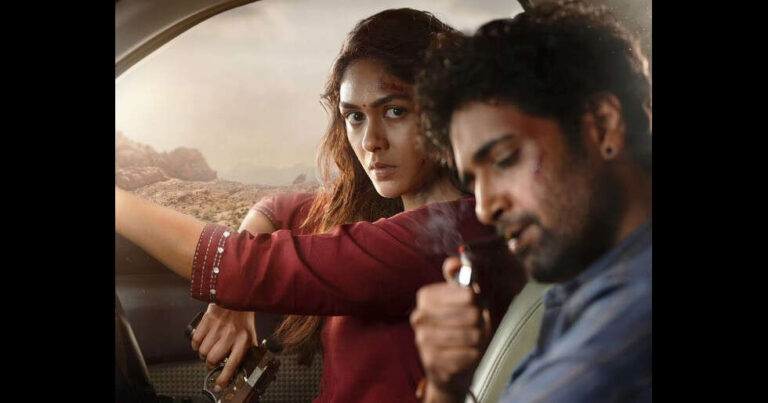 In Pictures: Mrunal Thakur Shoots for Adivi Sesh’s Dacoit