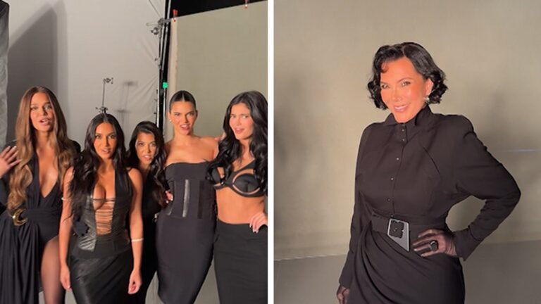 Kardashian-Jenner Sisters Stun in Rare Reunion With Mom Kris Jenner
