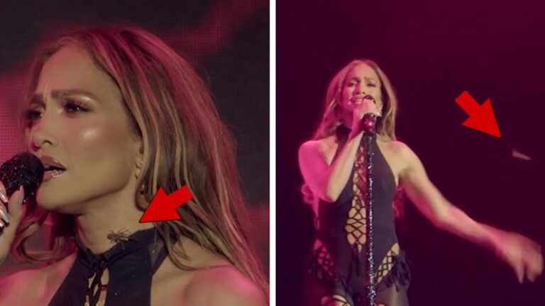 Jennifer Lopez Grapples With Grasshopper During Kazakhstan Show