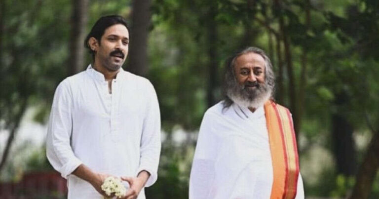 Vikrant Massey Begins Shooting for Sri Sri Ravi Shankar’s Biopic Titled White