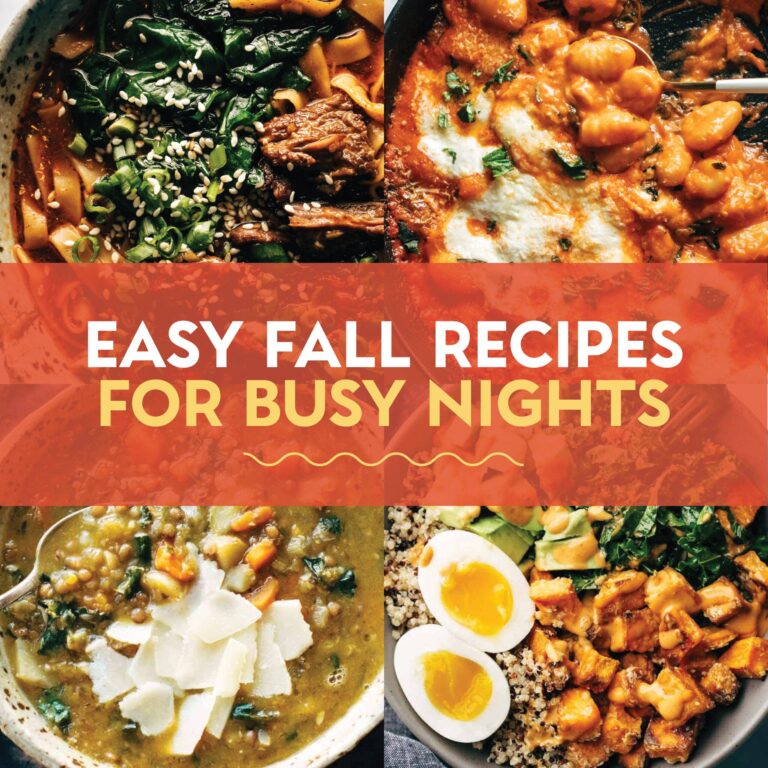 22 Easy Fall Recipes for Busy Nights