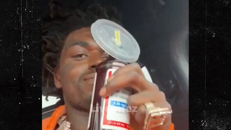 Kodak Black Appears To Drink Lean While Driving, Attorney Says It’s Just Juice