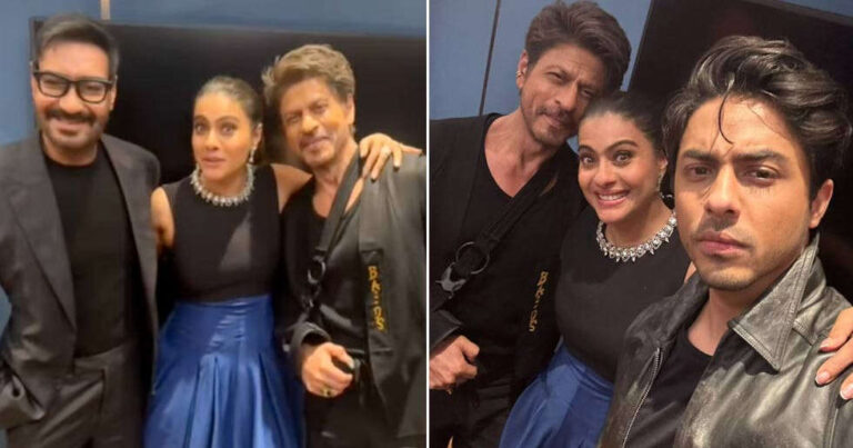 Shah Rukh Khan and Kajol Reunite at The Premiere of The Ba***ds of Bollywood