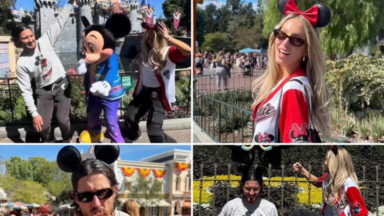 ‘DWTS’ Partners Alix Earle and Valentin Chmerkovskiy Hit Disney!