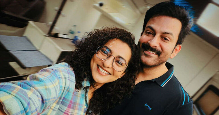 Parvathy Thiruvothu Finishes Filming for Prithviraj Sukumaran’s I, Nobody