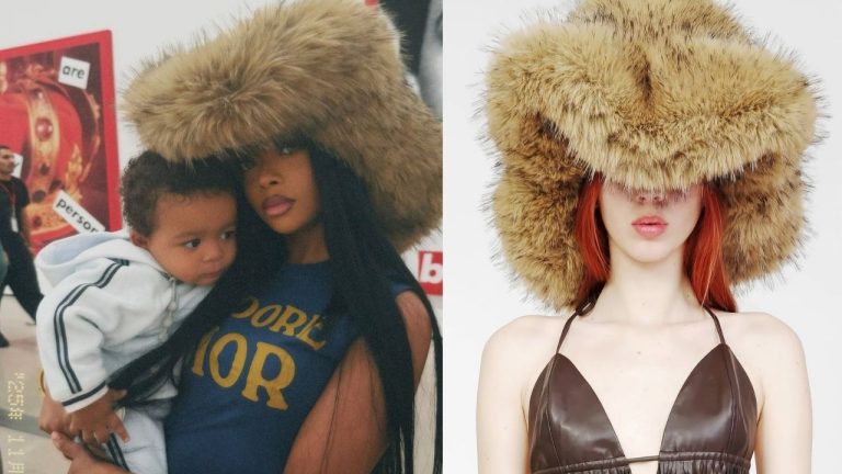 You ask, we answer! Skai Jackson Posed in a Brown $295 Kim Shui Faux Fur Hat for the ‘Gram