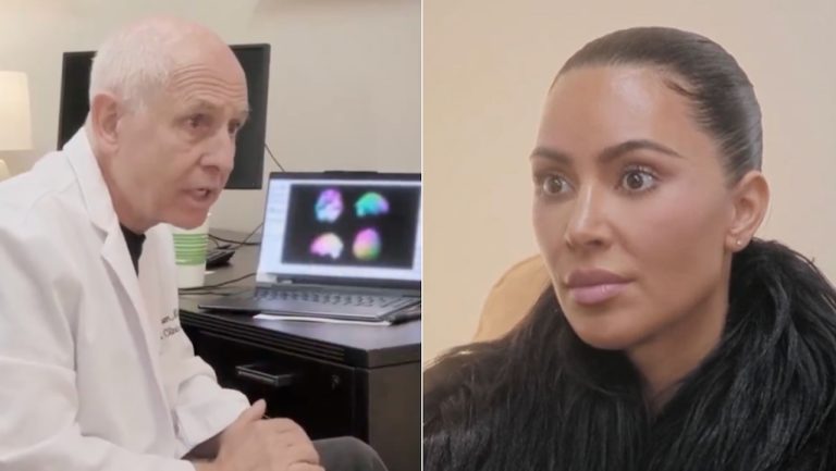 Kim Kardashian Shocked to Learn She Has “Low Activity” in Her Brain
