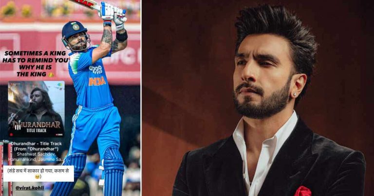 Ranveer Singh Praises Virat Kohli After Stunning Century in First ODI
