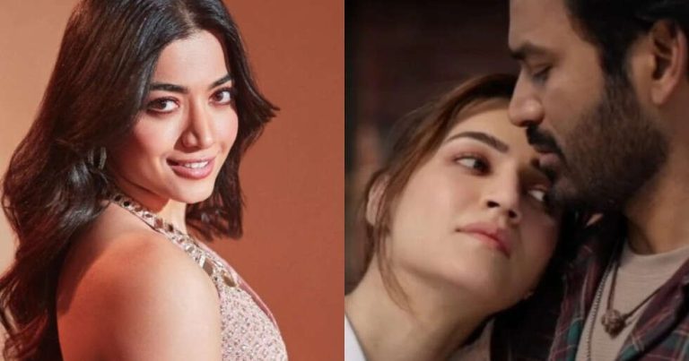 Rashmika Mandanna Calls Kriti Sanon and Dhanush’s Tere Ishk Mein Trailer Exciting
