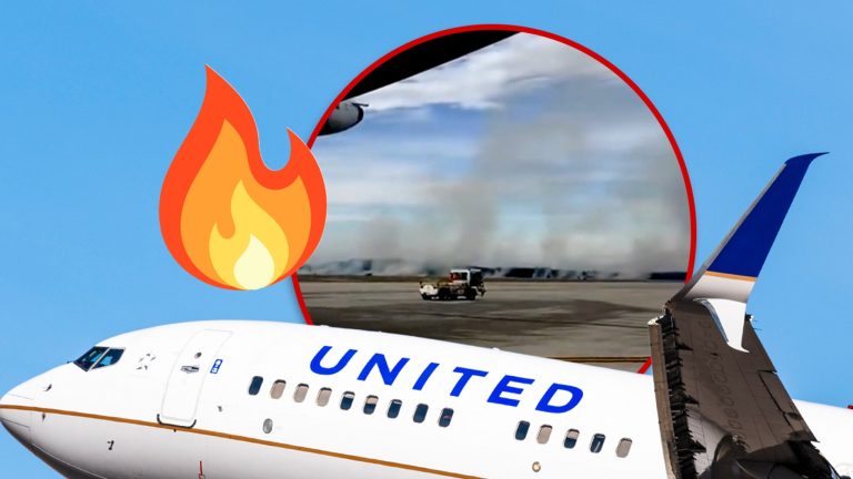 United Airlines Flights Loses Power in Engine, Sets Nearby Brush Ablaze During Takeoff