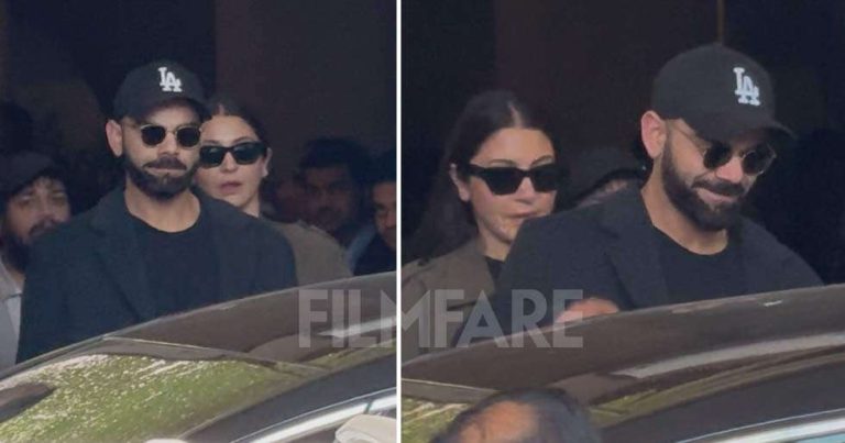 PHOTOS: Anushka Sharma and Virat Kohli Clicked at Mumbai Airport With Tight Security