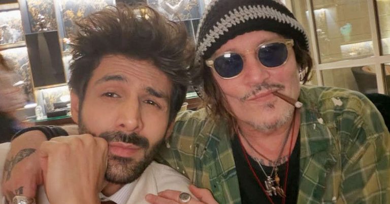 Kartik Aaryan Meets Johnny Depp at Red Sea Film Festival; Drops Viral Pirates of The Red Sea Moment