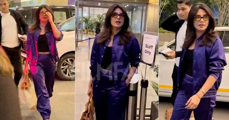 Priyanka Chopra Jonas Makes a Quick Mumbai Stop Amid Buzz Around Varanasi