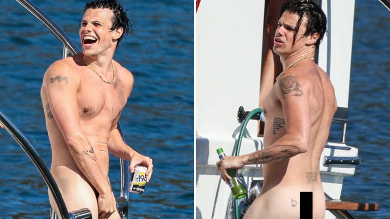 Naked Yungblud Shows Off on Yacht Down Under, Check Out Pics