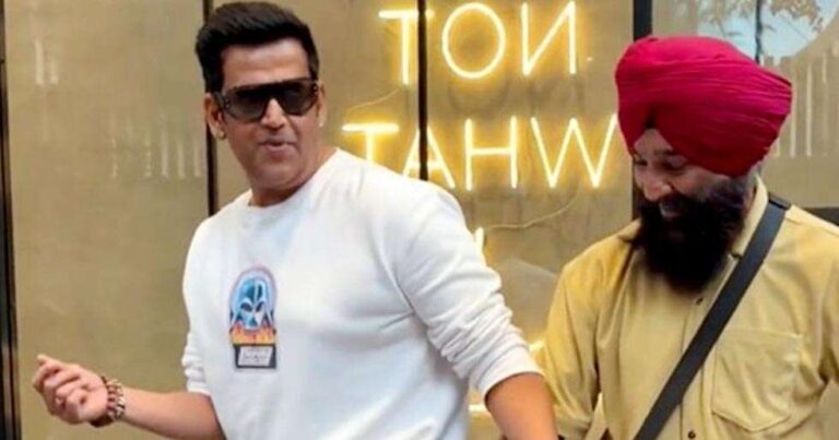 Ravi Kishan Recreates Viral Dance Step With Paps and Team Mirzapur