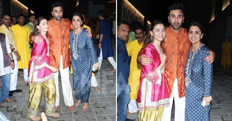 Ranbir Kapoor, Alia Bhatt and Neetu Kapoor’s Ganpati Visarjan Pictures Are All Things Festive