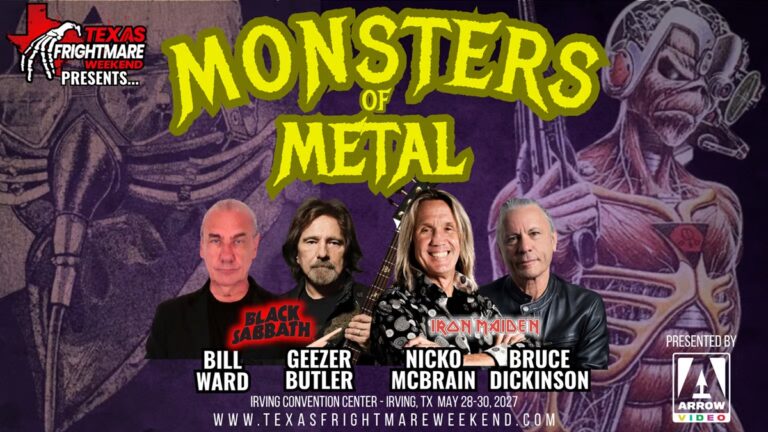 Black Sabbath & Iron Maiden Legends to Appear at 2027 Texas Horror Convention