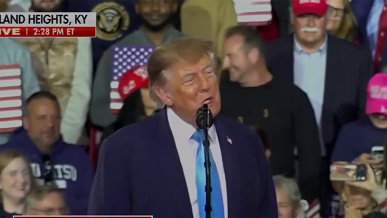 Donald Trump Talks About John Husted’s Ass Again on Campaign Trail