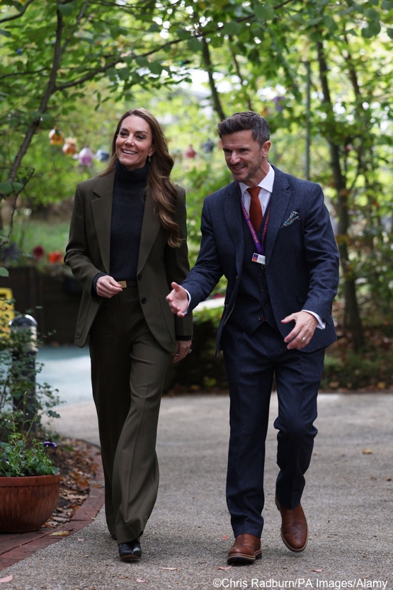 The Princess Wears Head to Toe Victoria Beckham for EACH Hospice Visit – What Kate Wore