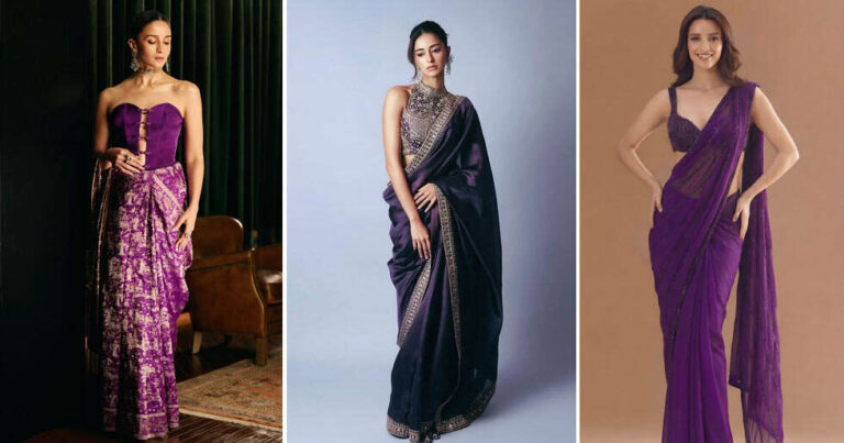 The Regal Violet Edit: Navratri’s Eighth Day in Haute Purple